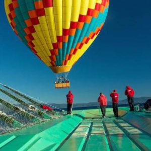 Hot air balloon flights at Lake Tahoe